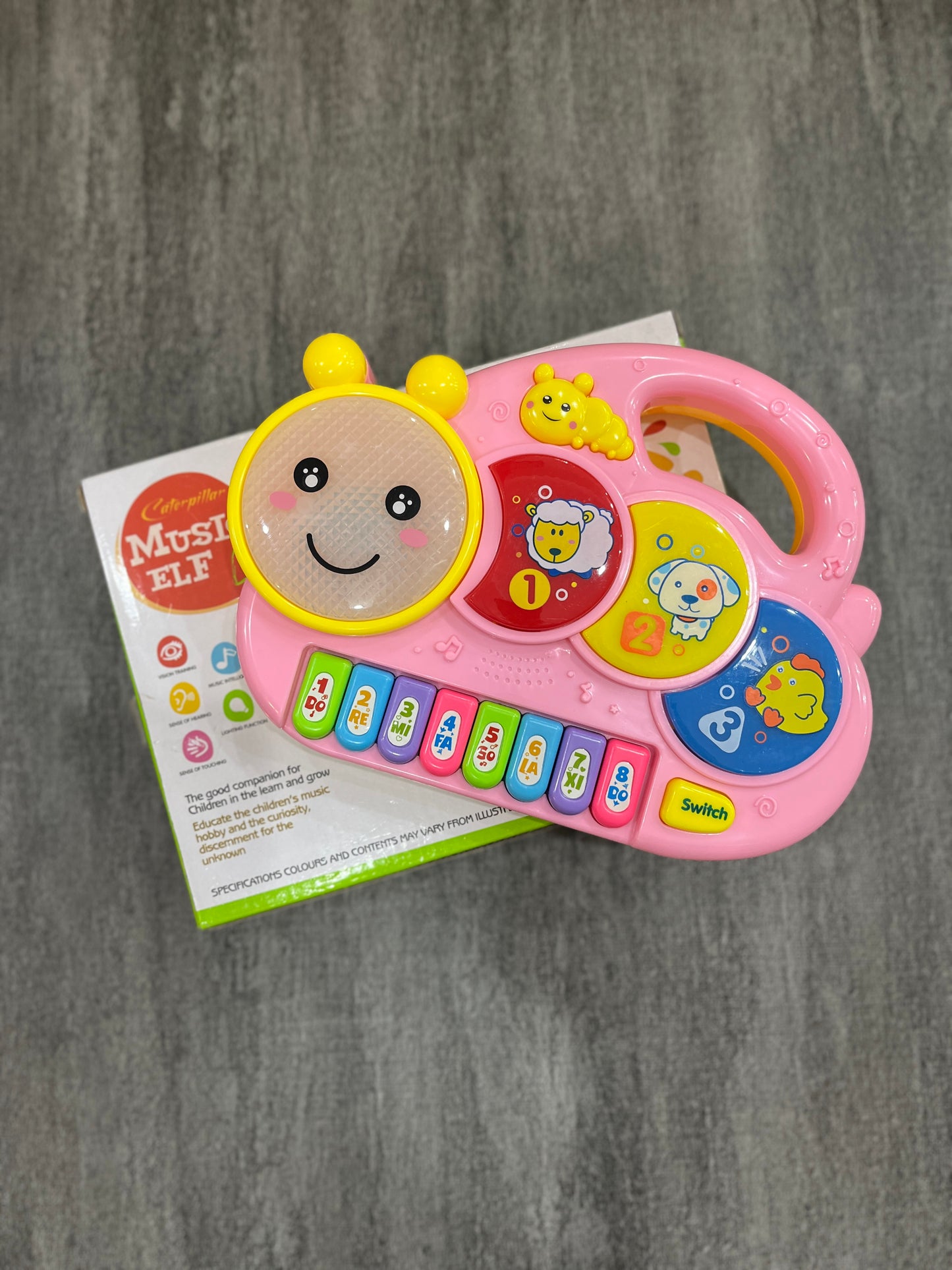 Caterpillar Music Elf Music Instrument Musical Piano Toy For Children