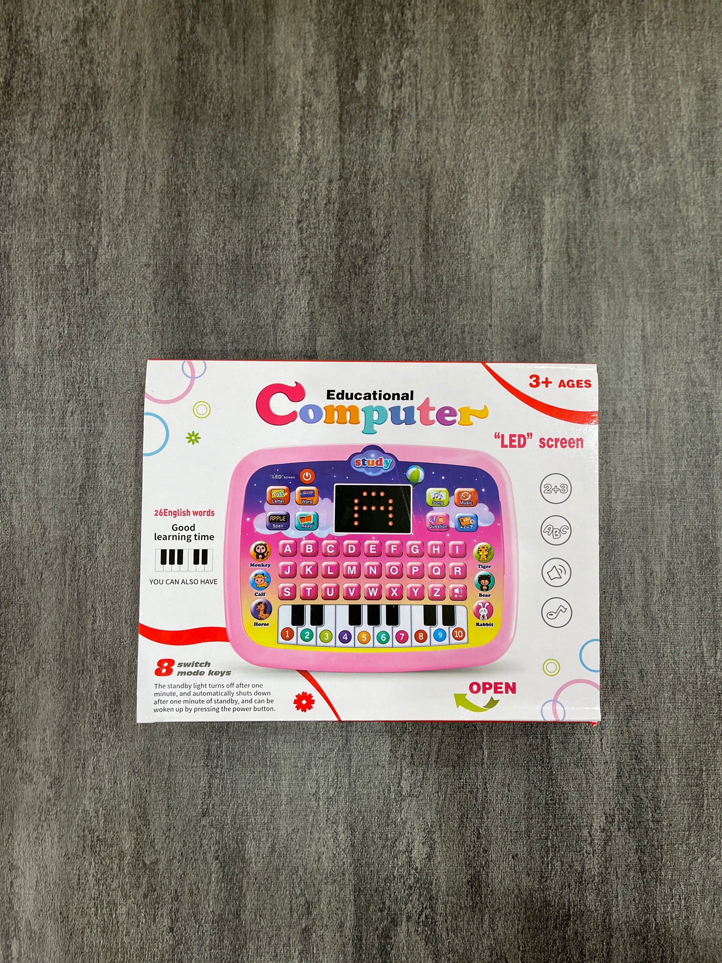 Educational Laptop Toy for Kids – LED Screen Learning Computer for Early Childhood Development