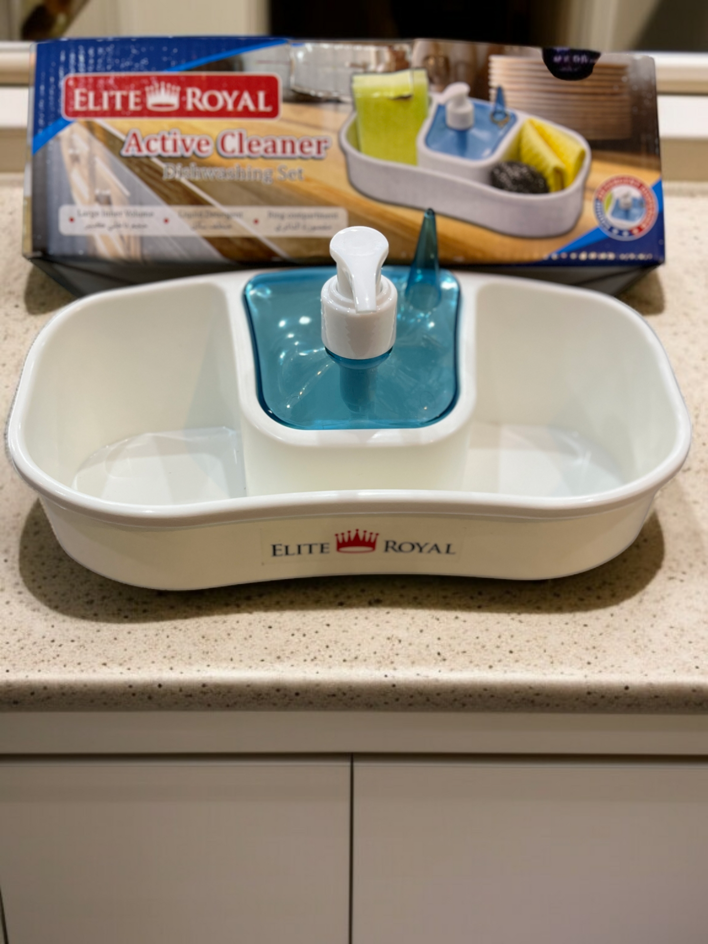 Elite Royal Active Cleaner Dishwashing Set - Powerful, Eco-Friendly & Long-Lasting