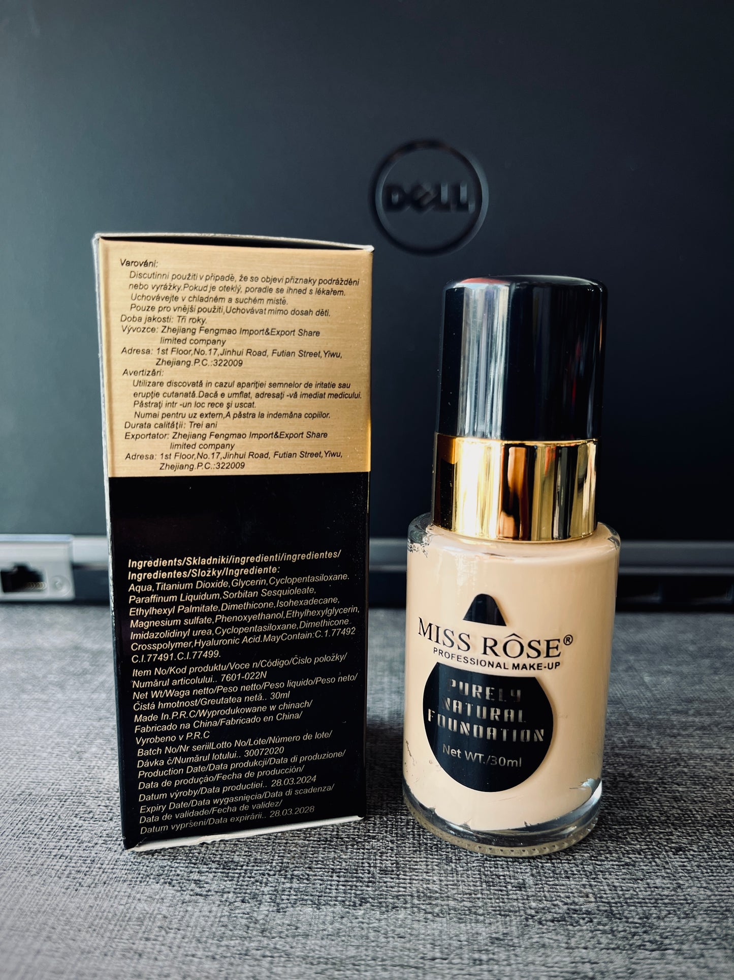 Miss Rose Purely Natural Foundation