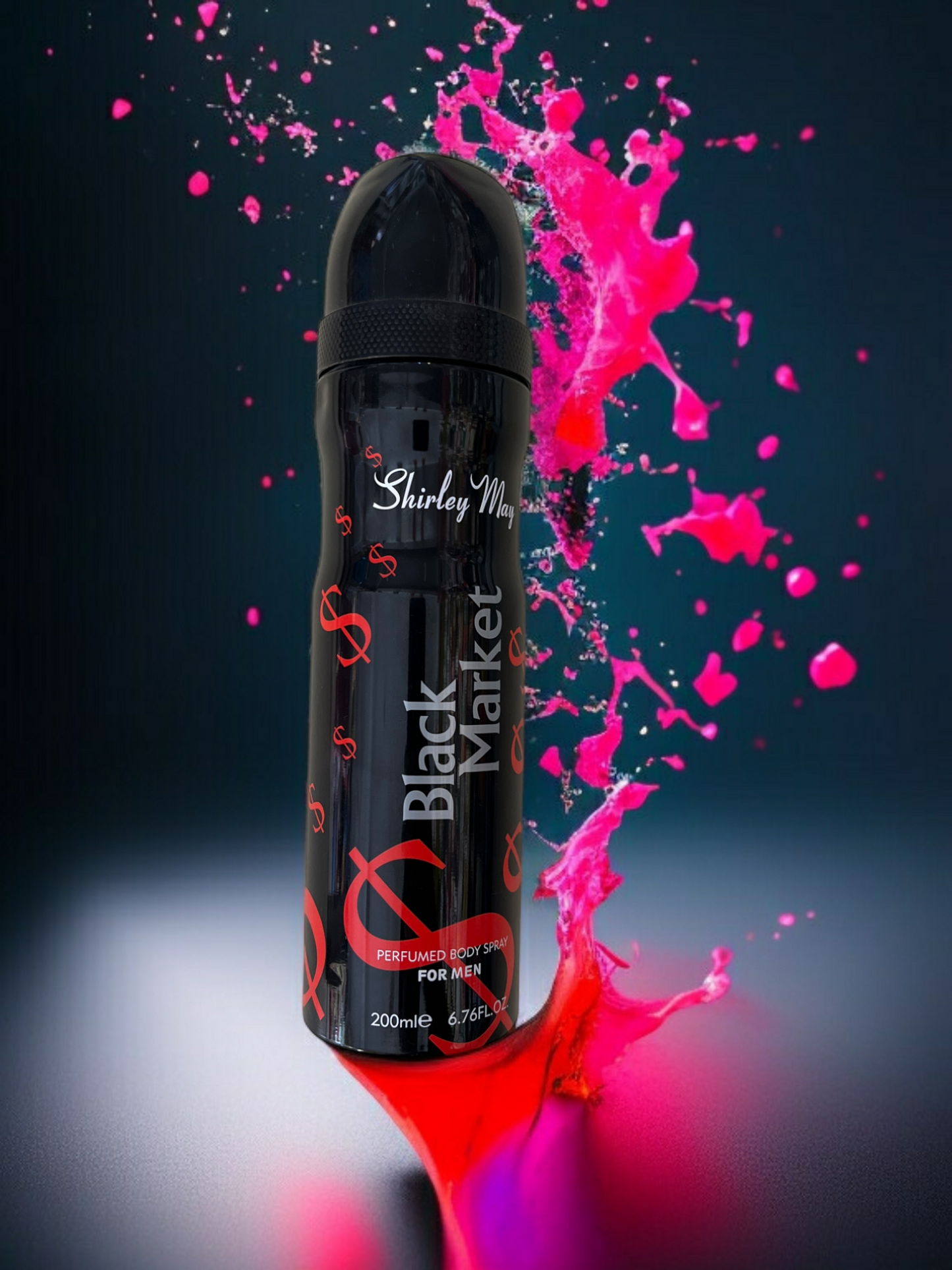 Shirley May Black Market Perfumed Body Spray Pour Homme 200ml