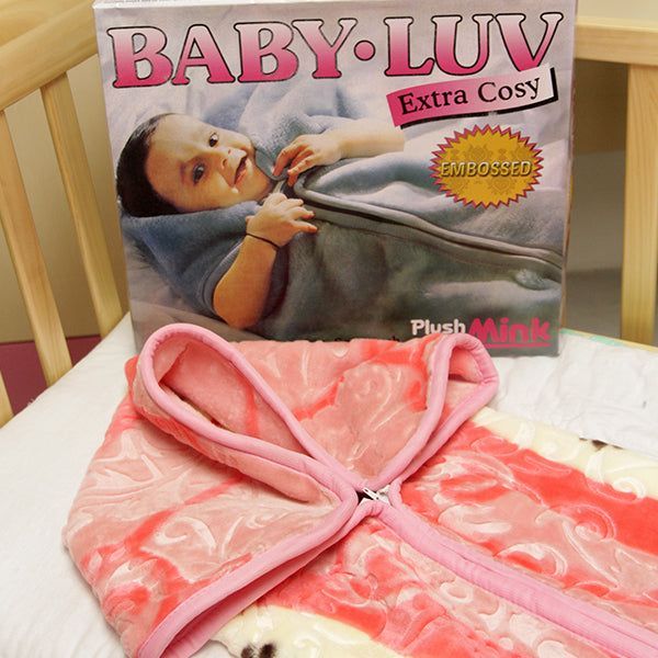 BABY BLANKET-BABY LUV EXTRA COSY-BABY ZIPER BLANKET