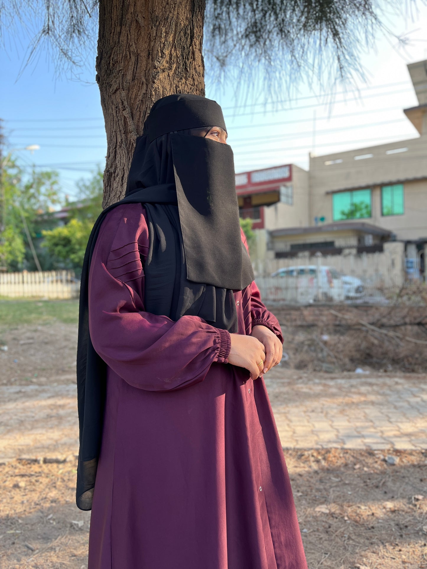 Open pentex Abaya | Nida Fabric