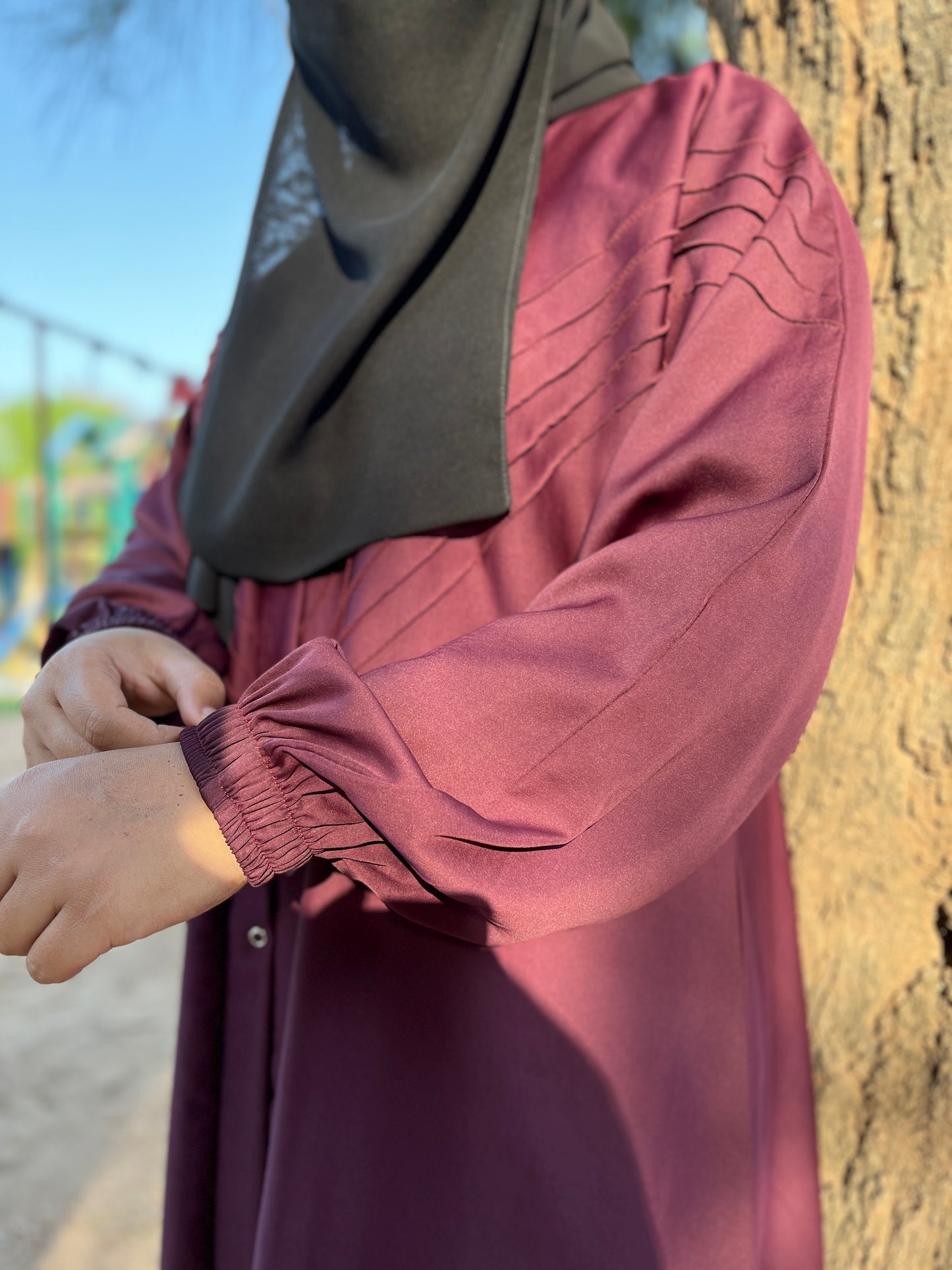 Open pentex Abaya | Nida Fabric