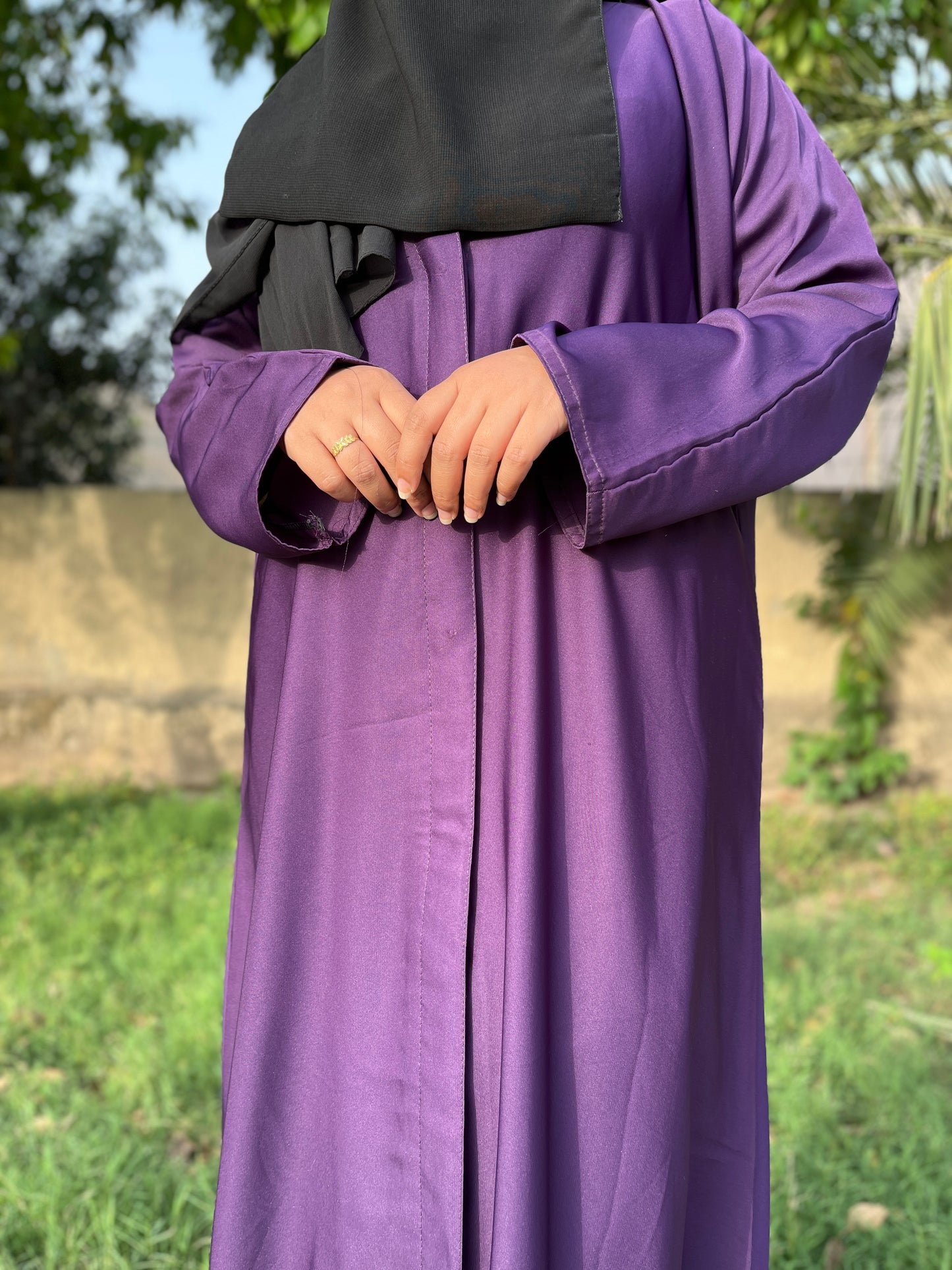 Open simple Abaya | Nida Fabric