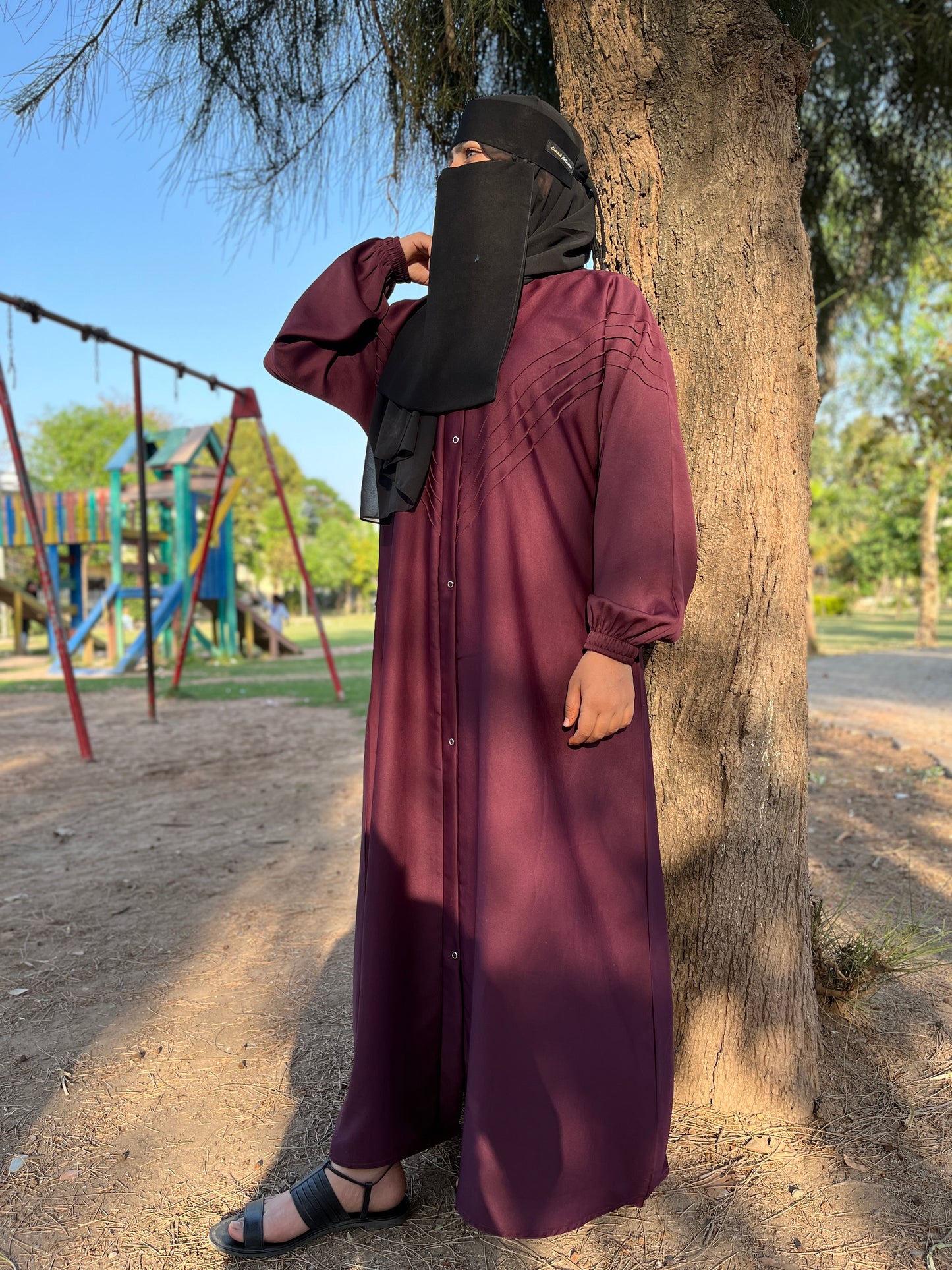 Open pentex Abaya | Nida Fabric