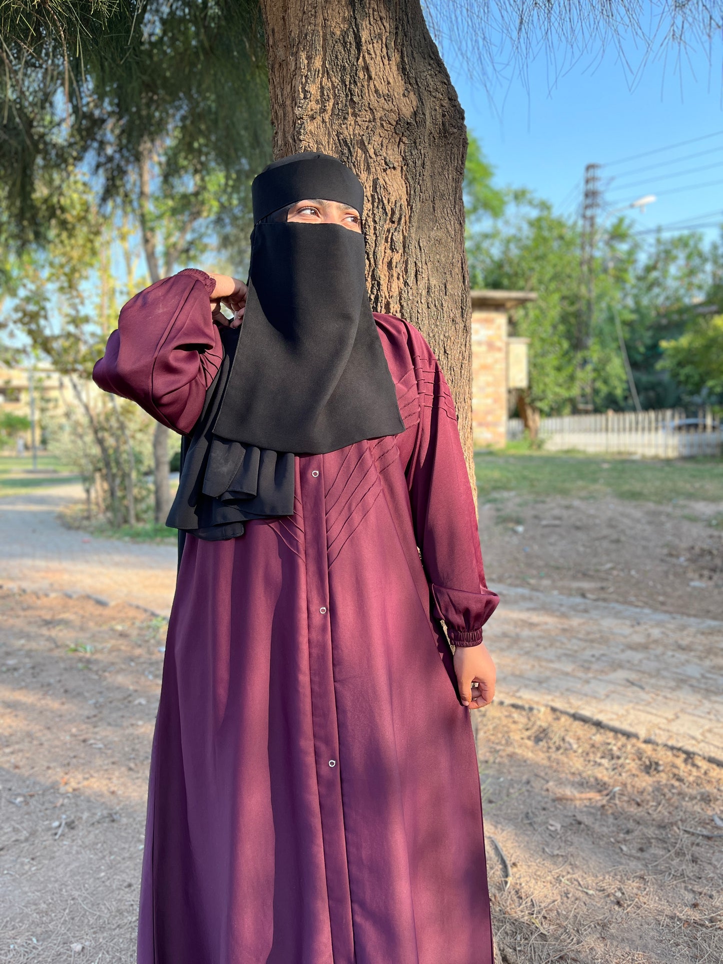 Open pentex Abaya | Nida Fabric