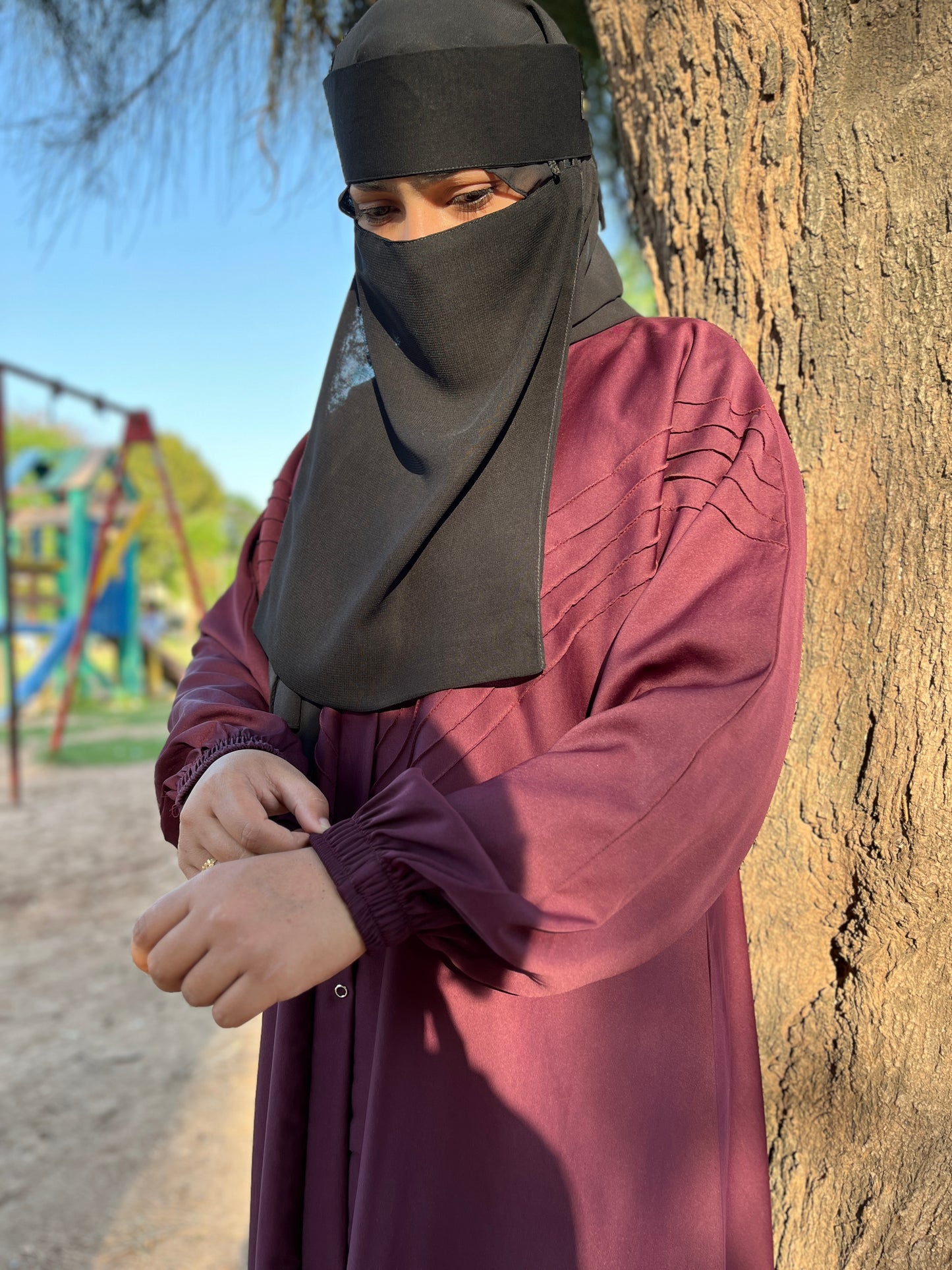 Open pentex Abaya | Nida Fabric